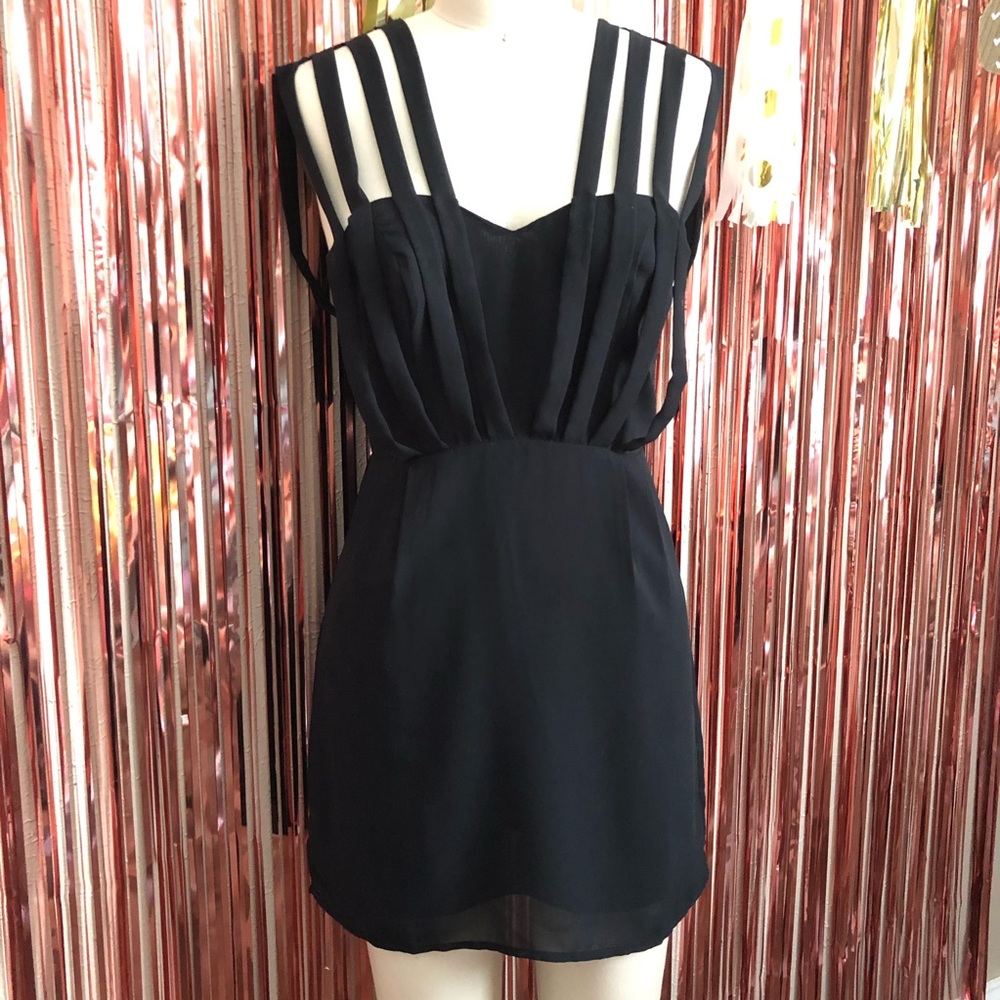 Black Strappy Dress